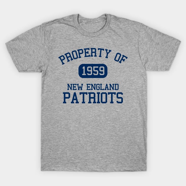 Property of New England Patriots T-Shirt by Funnyteesforme